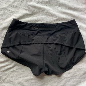 lululemon speed up 2.5 shorts size 6